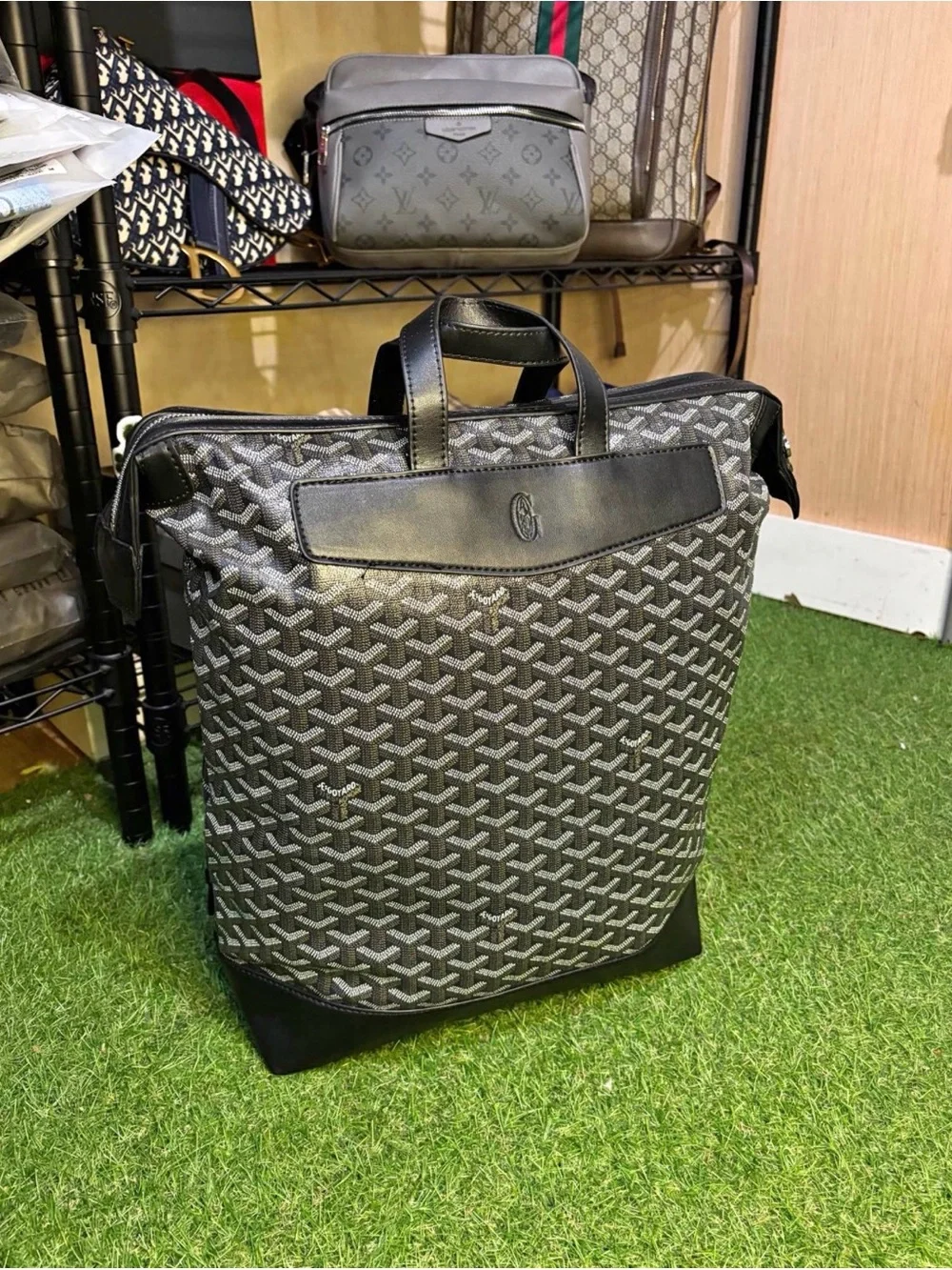 Goyard Black Backpack